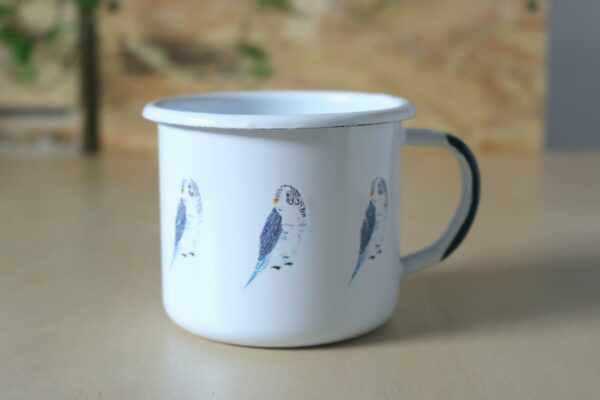 kubek emailowany BUDGIE - Dixie Lion