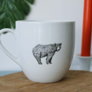 Kubek porcelanowy BEAR 400ml - Dixie Lion