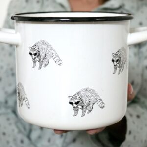 garnek emaliowany RACCOON Dixie Lion indukcja