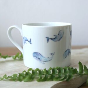 kubek porcelanowy MINI WHALES - Dixie Lion