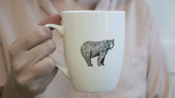 Duży kubek BEAR 400ml