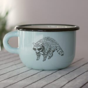 Emaliowana Filiżanka RACCOON 250ml