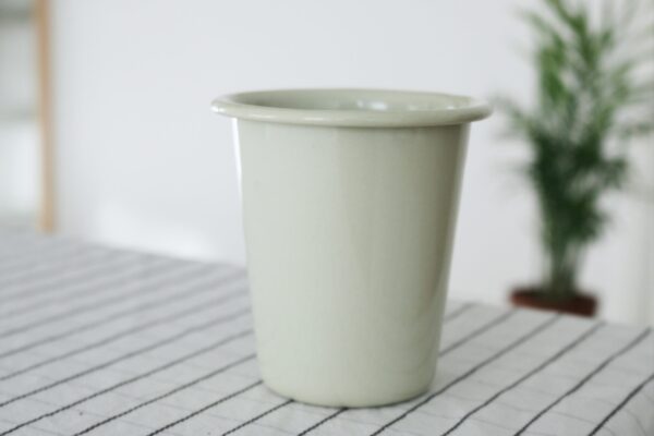 kubek emaliowany bez ucha 300ml Light Moss