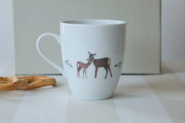 Duży kubek porcelanowy Mama