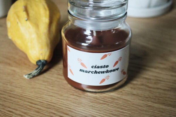 świeca Ciasto Marchewkowe